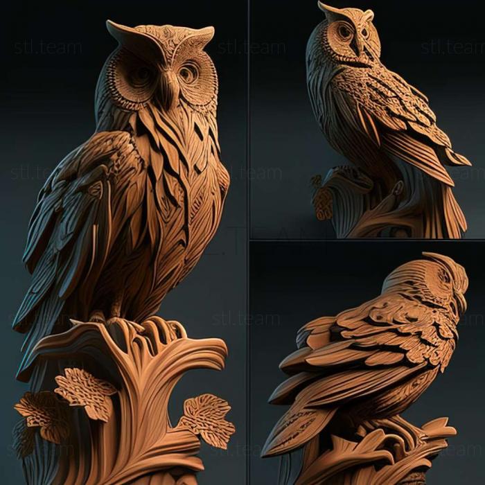 3D model owl (STL)